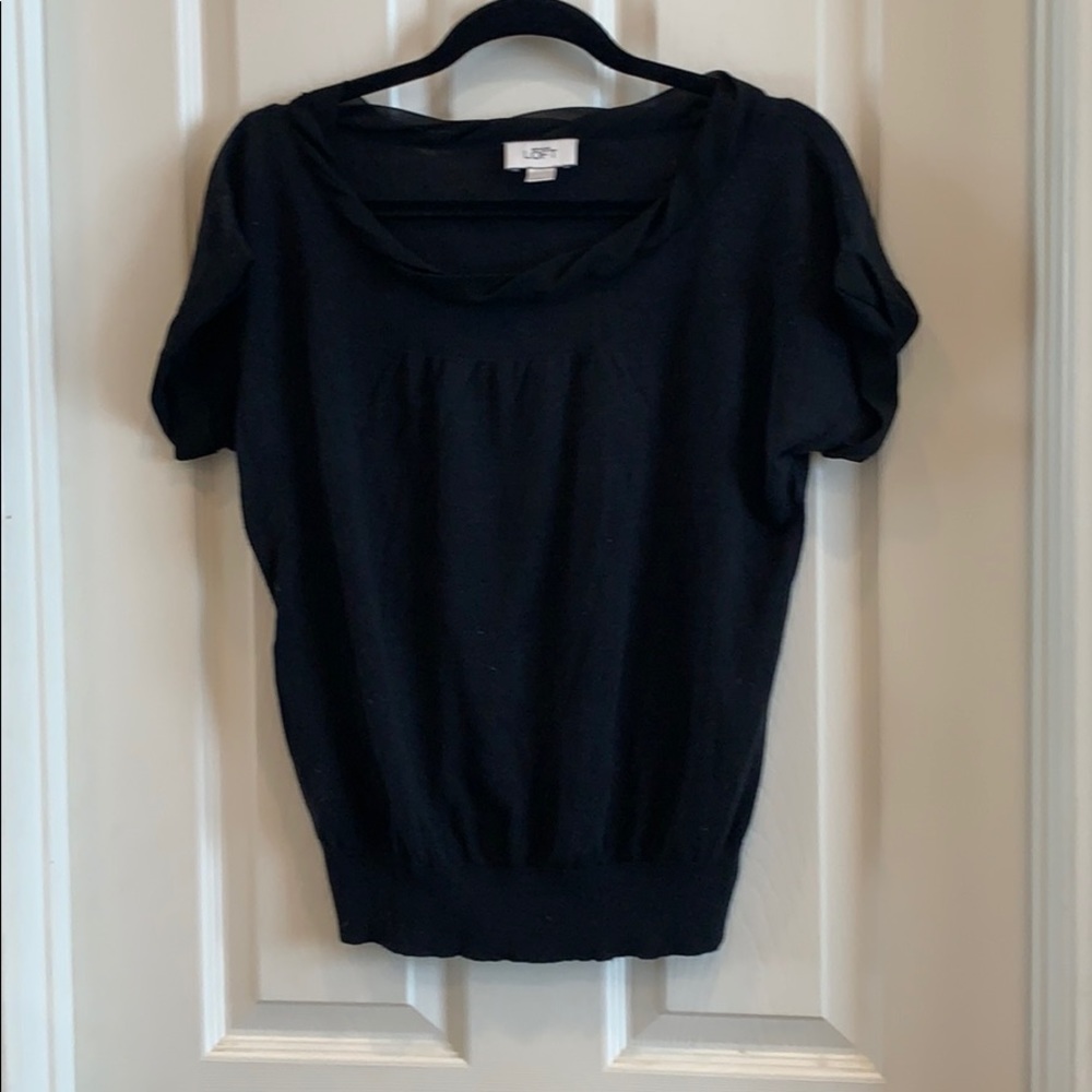 Cute and simple Loft Black Sweater T